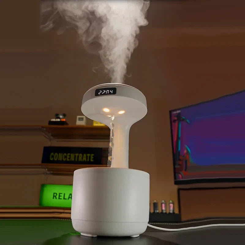 Rynx | Anti-Gravity Water Droplet Air Humidifier Night Lamp