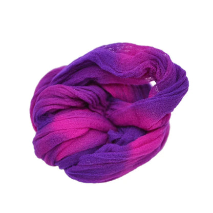 Rynx 5PCS Multicolor Nylon Stocking Round Flower Material Stretchable Stocking Material Accessories Handmade Wedding Home DIY Flower Crafts