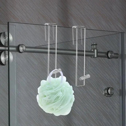 Rynx | Frameless Acrylic Shower Door Organizer - Effortless Installation Without Drill Required