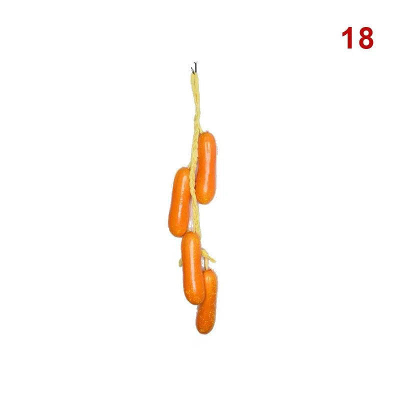 Rynx | Realistic Hanging Foam Fruit and Seafood Decoration for Home and Event Enhancement