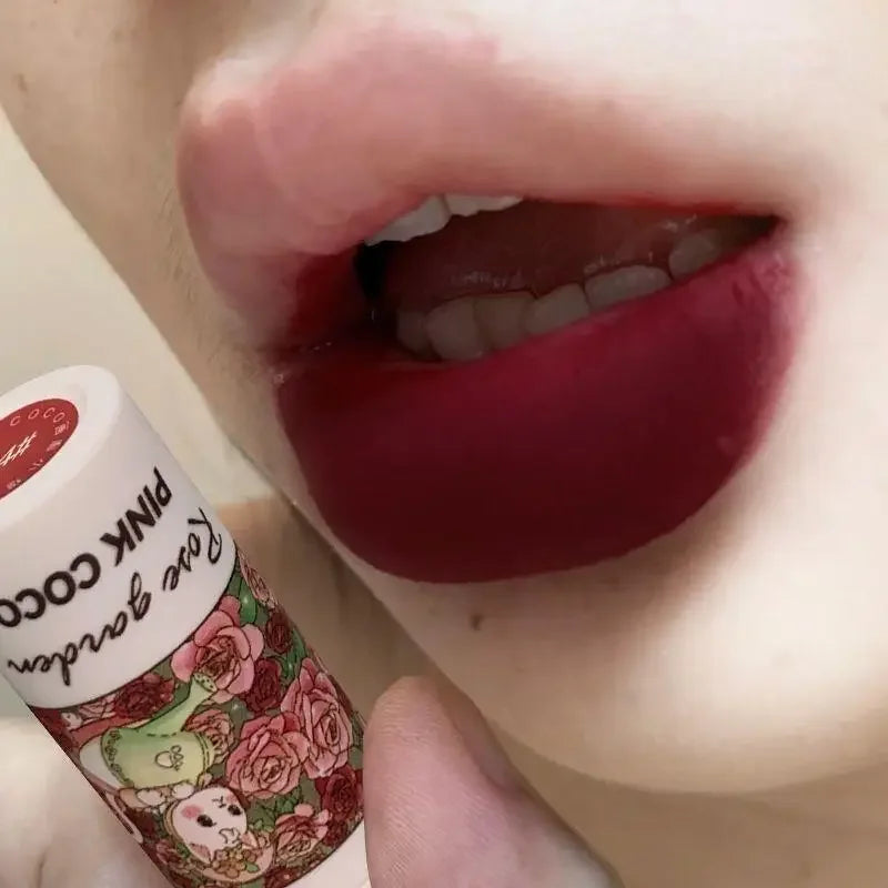 Rynx | Rose Garden Matte Muse Lip Mud Liquid Lipstick Waterproof Nude Lip Gloss Long-lasting Non-sticky Cup Sexy Women Lip Gloss Cosmetics