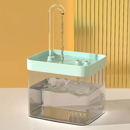 RYNX | Ultra-Quiet Pet Water Fountain With Smart Filtration - 1.5 L Stainless Steel