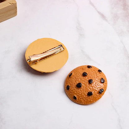 Rynx | 5-piece DIY hairpin set with cute food theme - Cute hamburger, chips, and cookie designs for kids