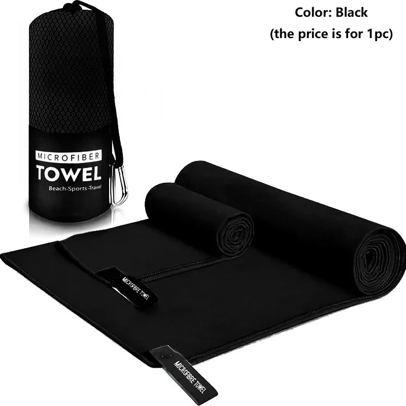 Rynx | Quick-Drying Sports Towel | Swimming Gym Fitness Camping Running Beach Towels | Blue Grey Green Orange