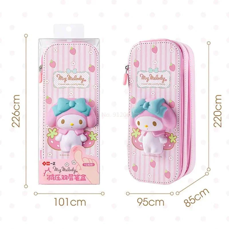 Rynx | Kuromi & Cinnamoroll Anime-inspired pencil case - Stylish and functional stationery organizer