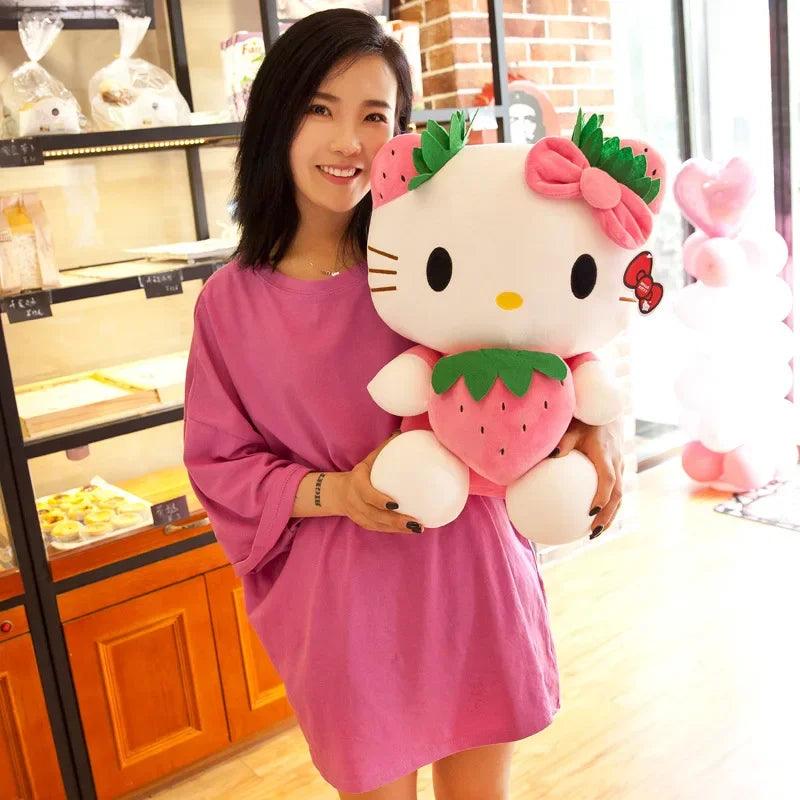 Rynx | Y2K Hello Kitty Cozy Plush Toy - Cute Kawaii Cuddle Companion for Children's Birthday Parties