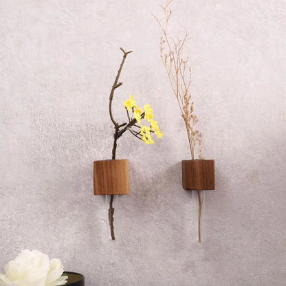 Rynx | Wooden Magnetic Flower Tube Vase