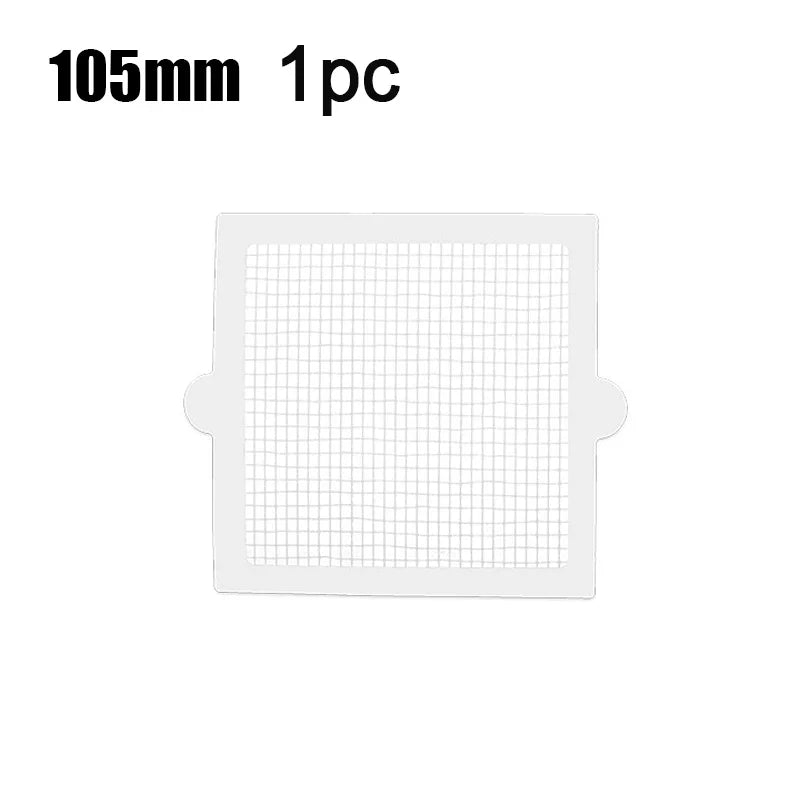Rynx | Self-Adhesive Shower Drain Hair Catcher - Disposable Mesh Sink Strainer Filter - Cuttable Floor Drain Stickers for Bathroom (10/5m)