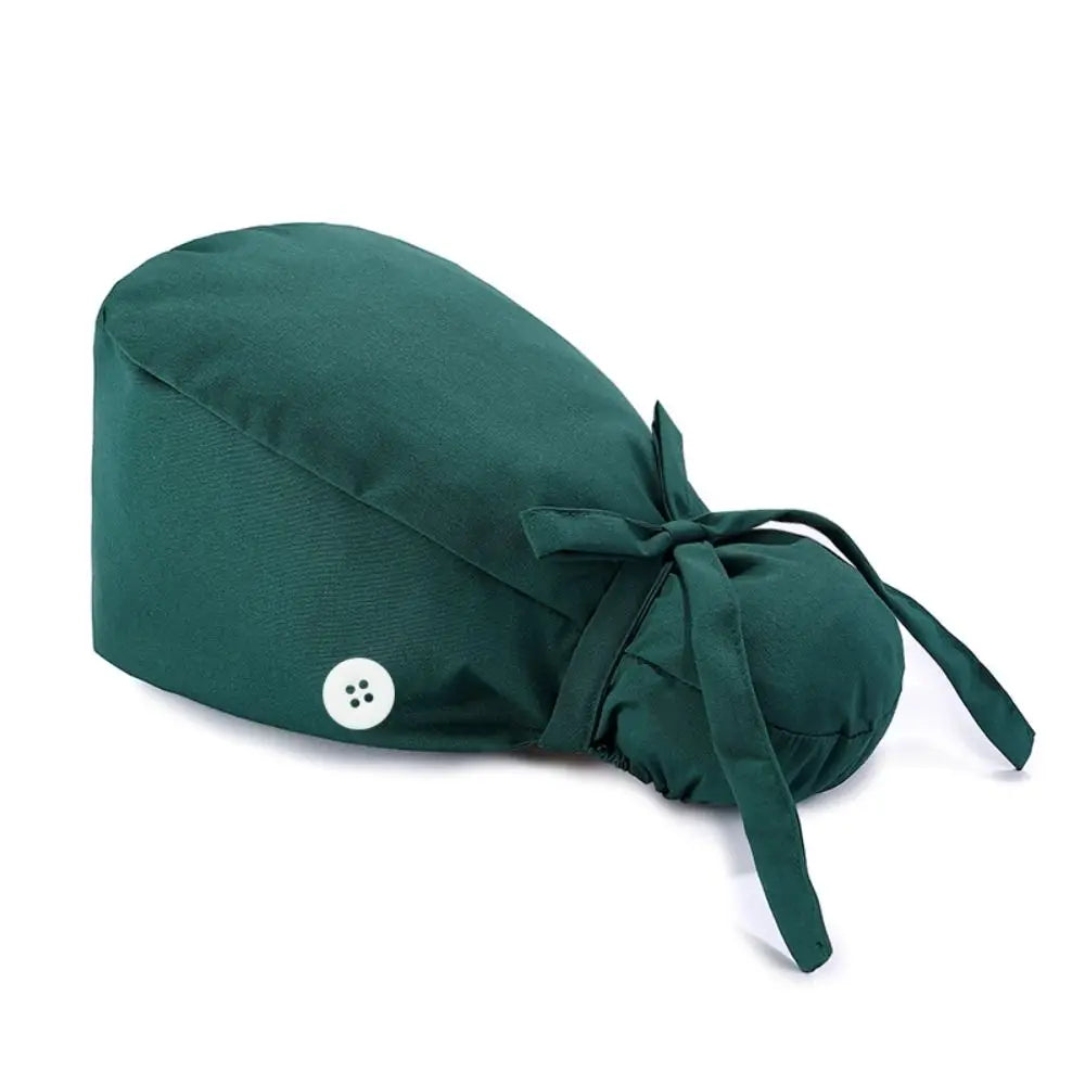 Rynx | Adjustable surgical cap with ponytail holder and buttons