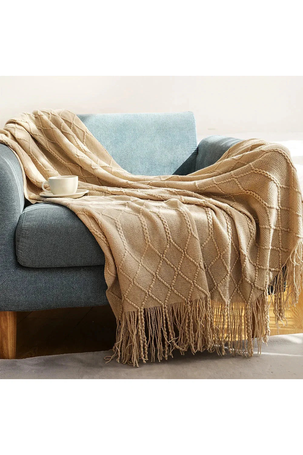 Rynx | dune textured throw blanket