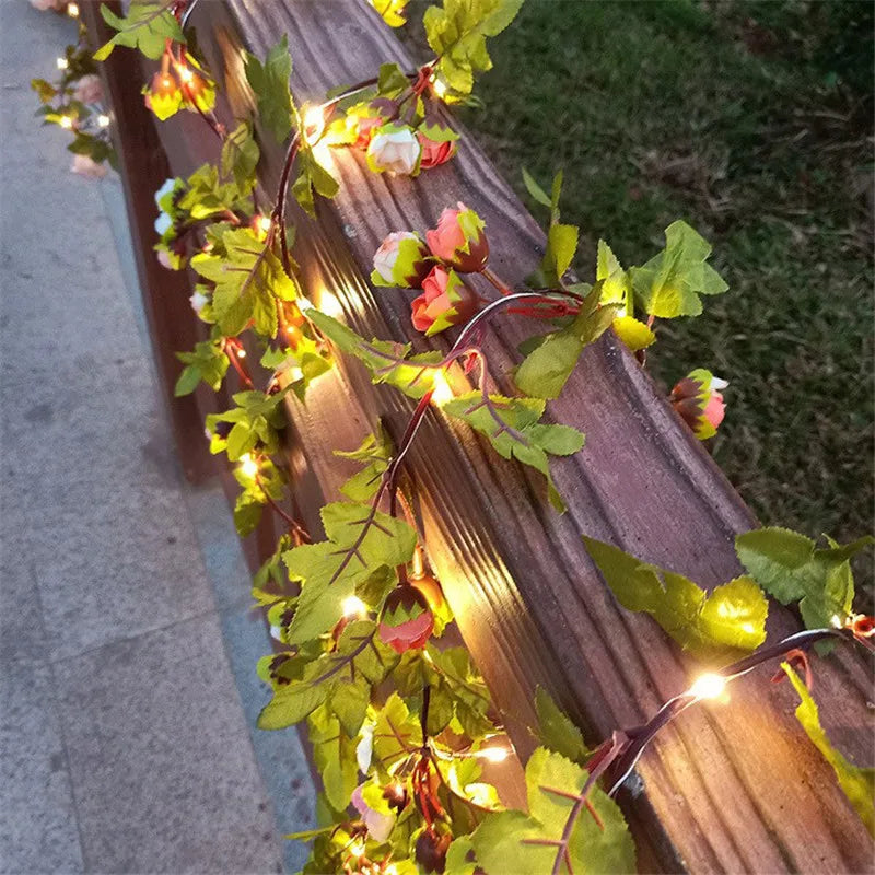 Rynx | Artificial Vine Plants with LED Lights for Hanging