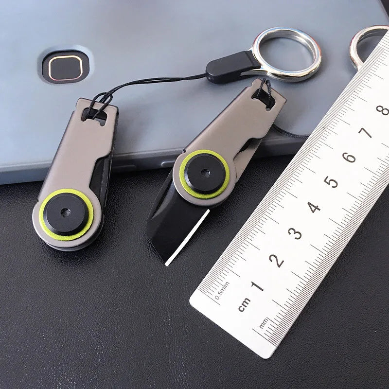 Rynx | NEW Vintage Mini Utility Knife - Zipper EDC Gadget for Unpacking Boxes, Keychain Pendant Pocket Knife, Outdoor Survival Tool