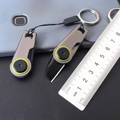 Rynx | NEW Vintage Mini Utility Knife - Zipper EDC Gadget for Unpacking Boxes, Keychain Pendant Pocket Knife, Outdoor Survival Tool