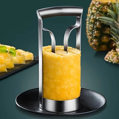 Rynx | Stainless Steel Pineapple Meat Remover and Core Peeler - Quick and Easy Pineapple Knife
