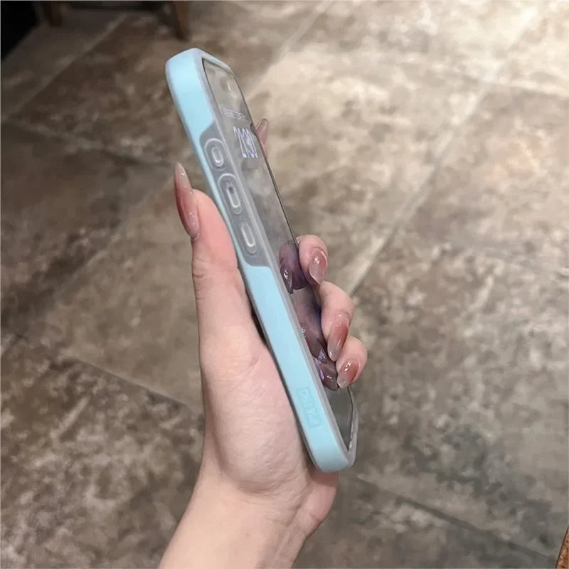 Rynx | Weiche Gummi-Gummi-Bonbons Farbe Für Magsafe Telefonhülle Für iPhone 16 15 14 13 12 11 Pro Max Plus Drahtloses Laden 2 IN 1 Hülle