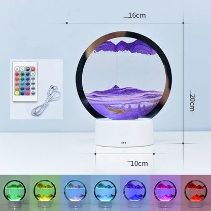 Rynx | Sandscape Lamp 3D Moving Sand Art