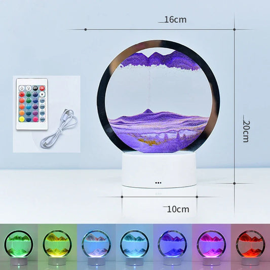 Rynx | Sandscape Lamp 3D Moving Sand Art