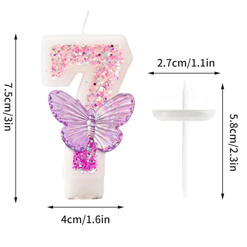 Rynx | Crown Number Candles for Birthdays – Digital 0-9 Cake Decoration with Ocean Starfish and Seashells Cake Topper for Anniversary and Special Days