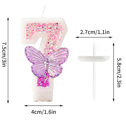 Rynx | Crown Number Candles for Birthdays – Digital 0-9 Cake Decoration with Ocean Starfish and Seashells Cake Topper for Anniversary and Special Days