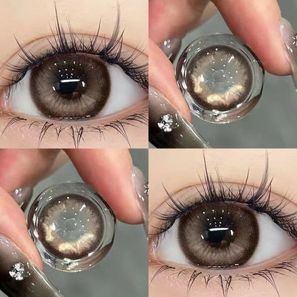 Rynx | 1 Pair High-Quality Colorcon Colorful Contact Lenses Myopia Lenses Soft Color Cosmetic Beautiful Pupil