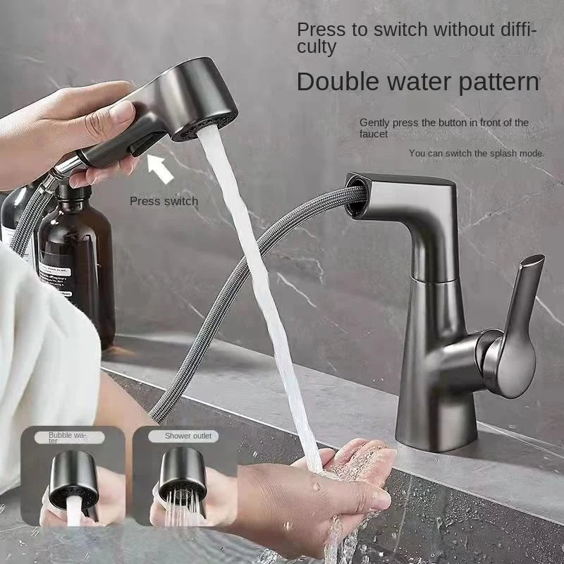 Rynx | 360° Degree Rotation Bathroom Faucet - Scalable Kitchen Faucet, Sink Tapware Blender for Washbasin Tap