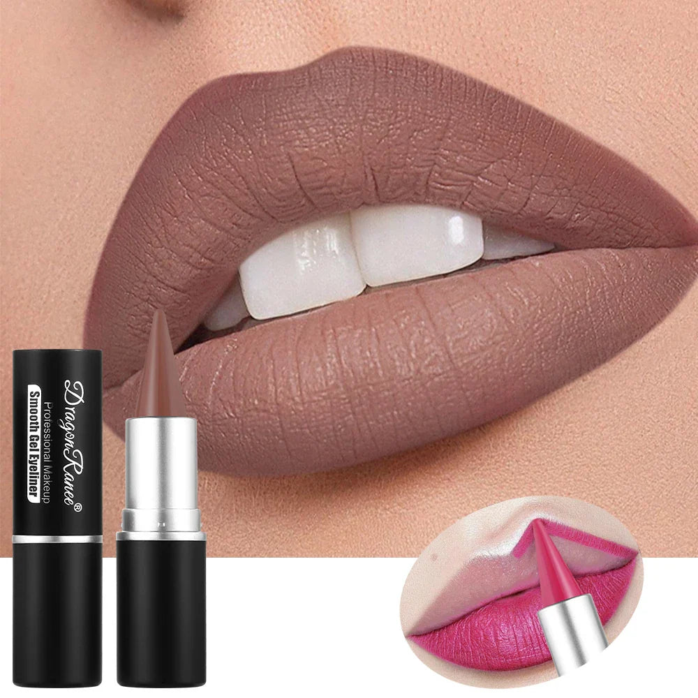 Rynx | Matte lip liner, long-lasting and durable, automatic twist wax structure, suitable for all skin types, multifunctional, suitable for eyeliner, holiday party lipstick