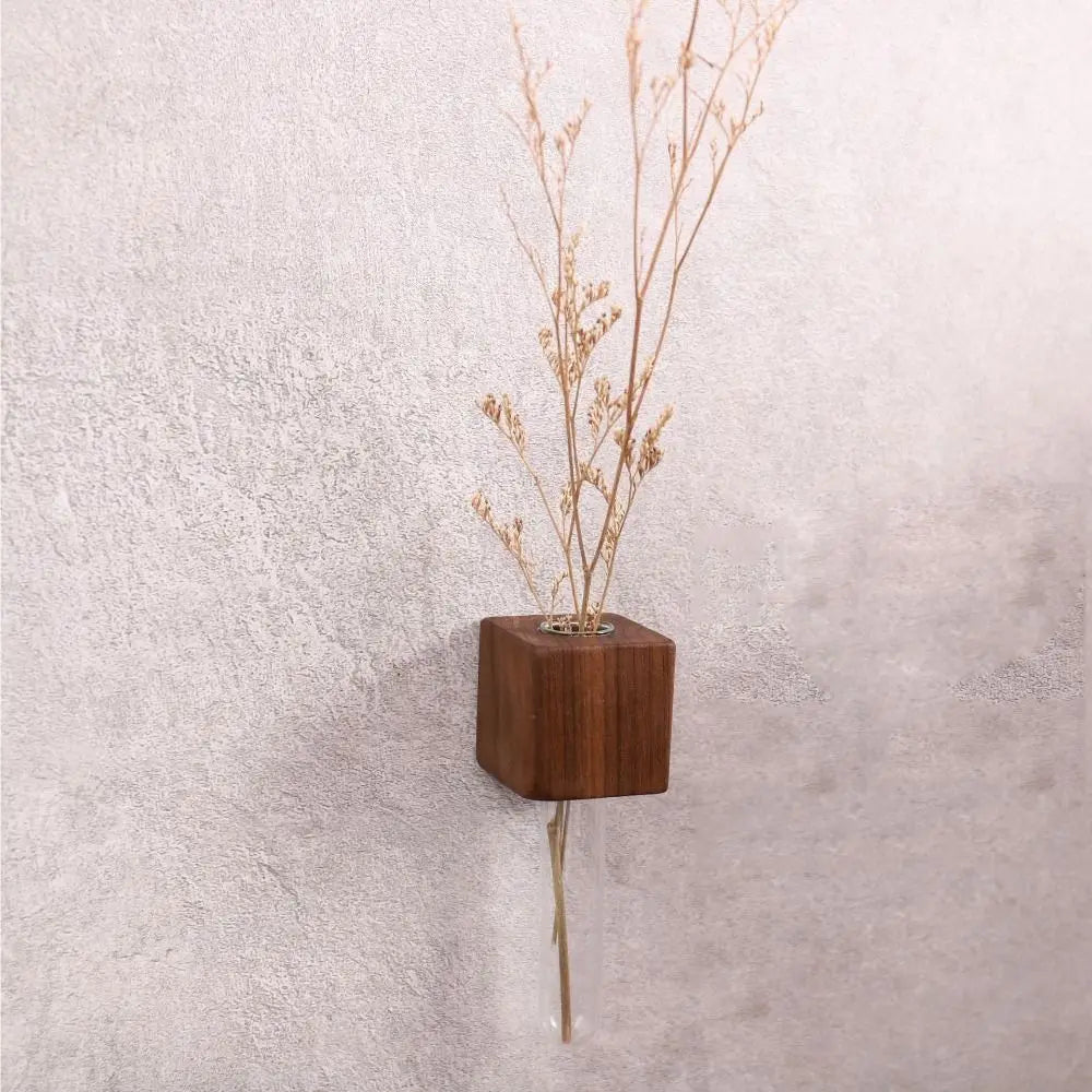Rynx | Wooden Magnetic Flower Tube Vase