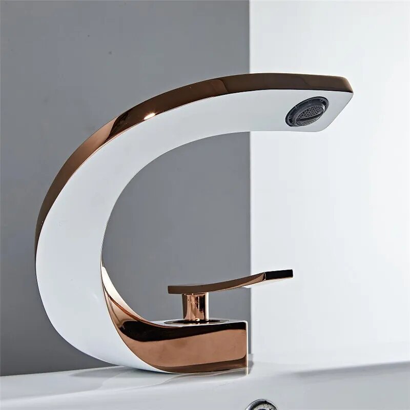 Rynx | Nordic Arch Artistic Deck Mounted Faucet