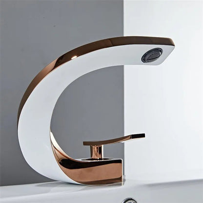 Rynx | Nordic Arch Artistic Deck Mounted Faucet