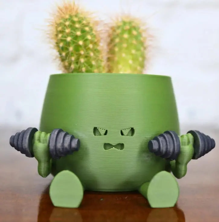 Rynx | Self-watering Flower Pot – Cute face with flexible legs!