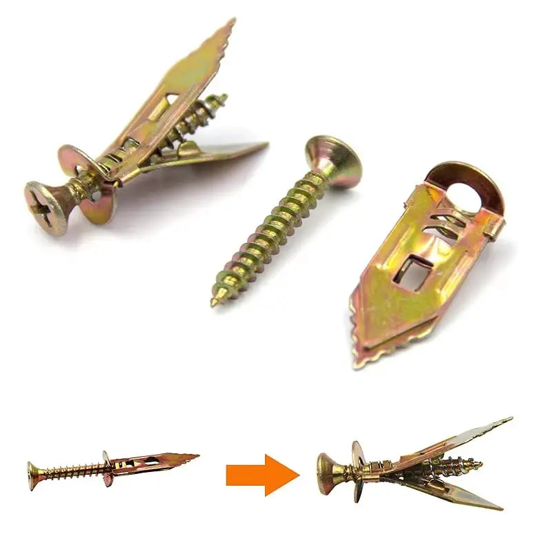 Rynx | Self-drilling drywall anchors with screws – No pre-drilling, maximum load capacity