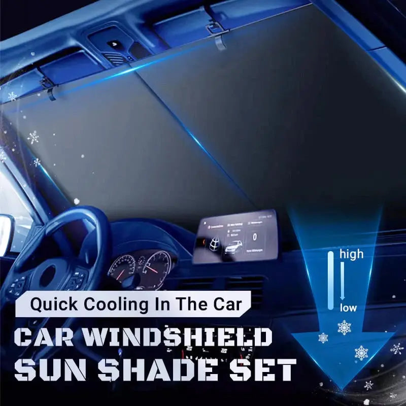 Rynx | Self-retracting sunshade for the car – With heat shield & quick cooling function