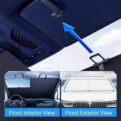 Rynx | Self-retracting sunshade for the car – With heat shield & quick cooling function