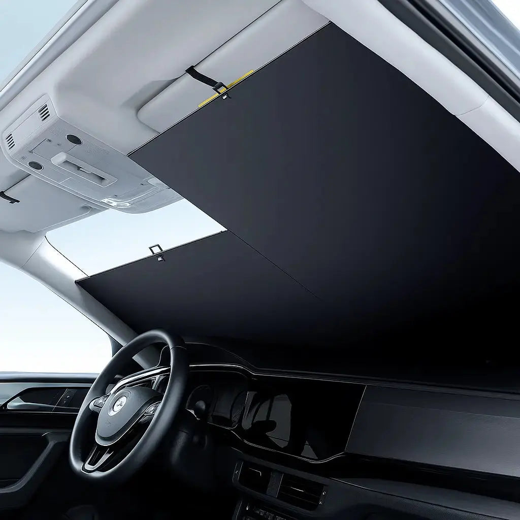 Rynx | Self-retracting sunshade for the car – With heat shield & quick cooling function