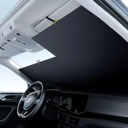 Rynx | Self-retracting sunshade for the car – With heat shield & quick cooling function