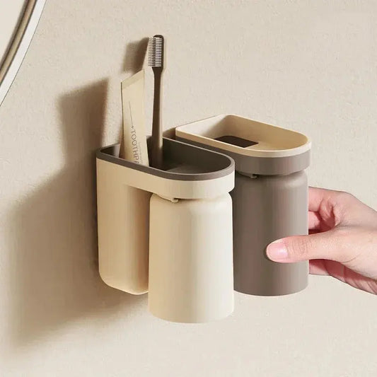Rynx | Self-adhesive wall toothbrush holder for space-saving organization