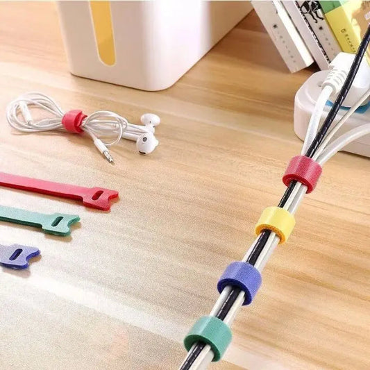 Rynx | Self-adhesive & Reusable Cable Organizer (50 pieces)