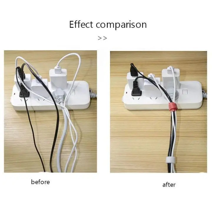 Rynx | Self-adhesive & Reusable Cable Organizer (50 pieces)