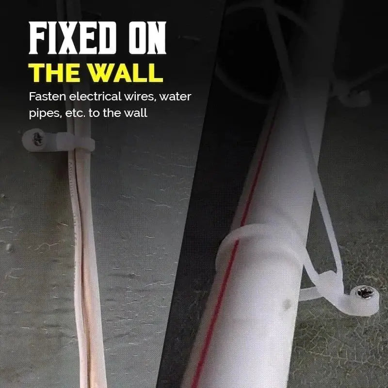 Rynx | Self-locking Cable Ties with Screw Hole – Tensile Strength up to 22 kg