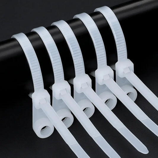 Rynx | Self-locking Cable Ties with Screw Hole – Tensile Strength up to 22 kg