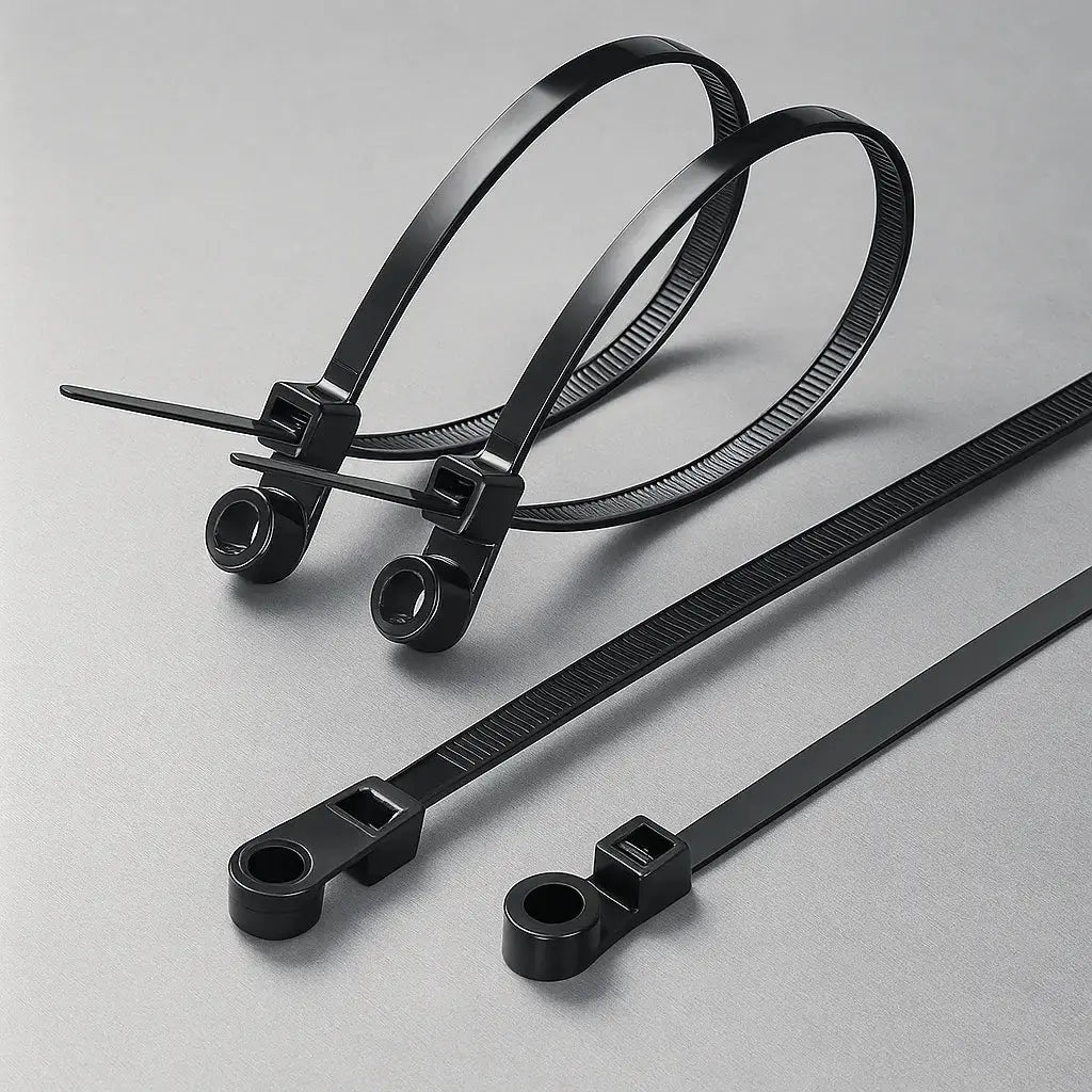 Rynx | Self-locking Cable Ties with Screw Hole – Tensile Strength up to 22 kg