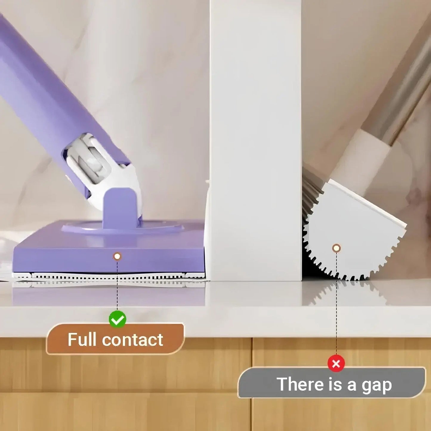 Rynx | Self-changable flat mop (NOW 180% larger) + 4 cleaning cloths