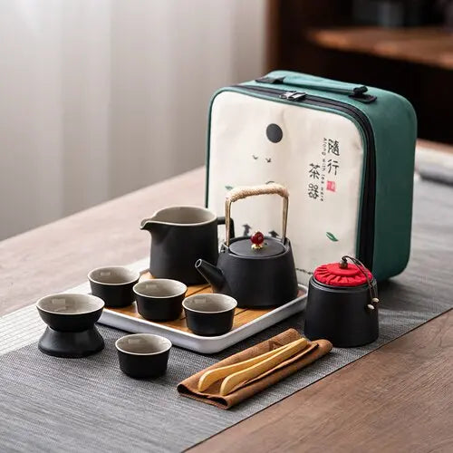 Rynx for Japanese tea travel in ceramics