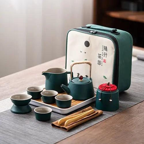 Rynx for Japanese tea travel in ceramics