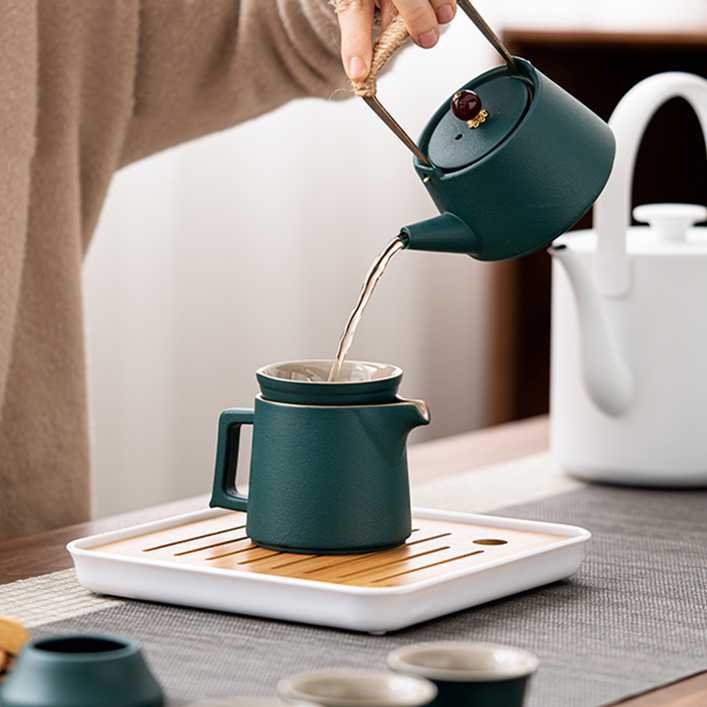 Rynx for Japanese tea travel in ceramics