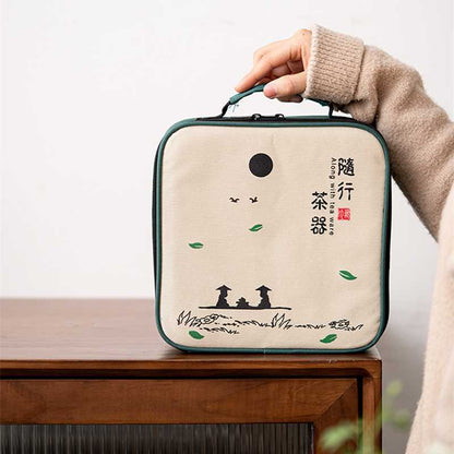 Rynx for Japanese tea travel in ceramics