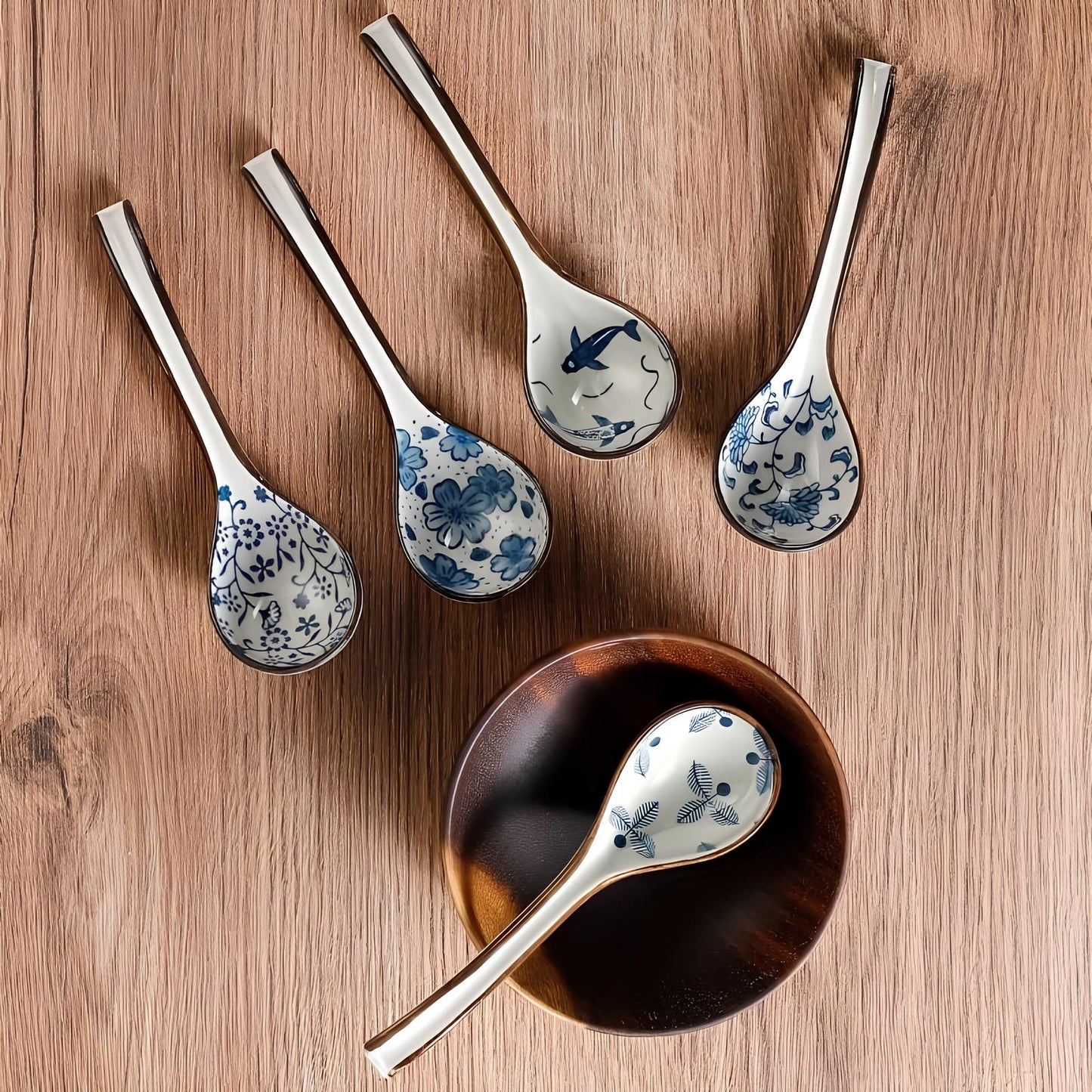 Rynx soup bowl in ceramic with pattern 8 pcs