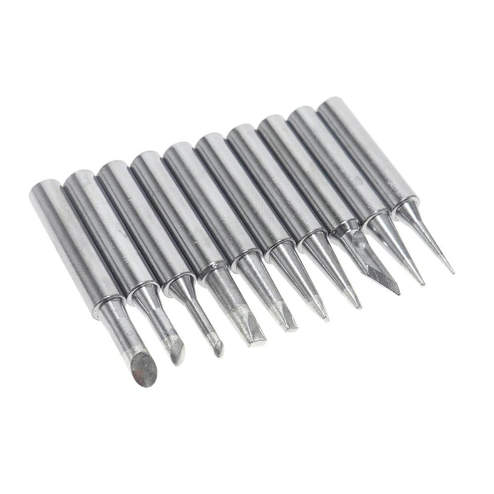 Rynx | 10pcs 900M Soldering Iron Tips Set | Internal Heated Welding Nozzle | Lead-Free Solder Heads for Solder Irons