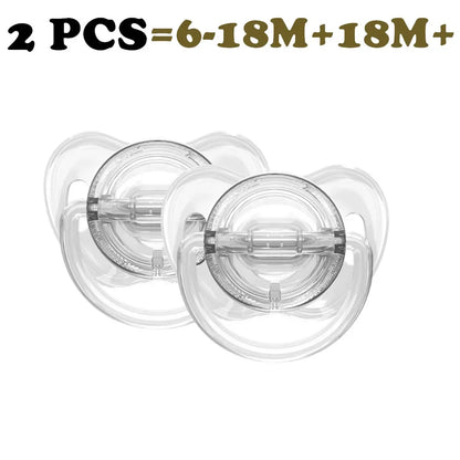Rynx | Transparent Baby Pacifier (2 Pieces) Food Safe