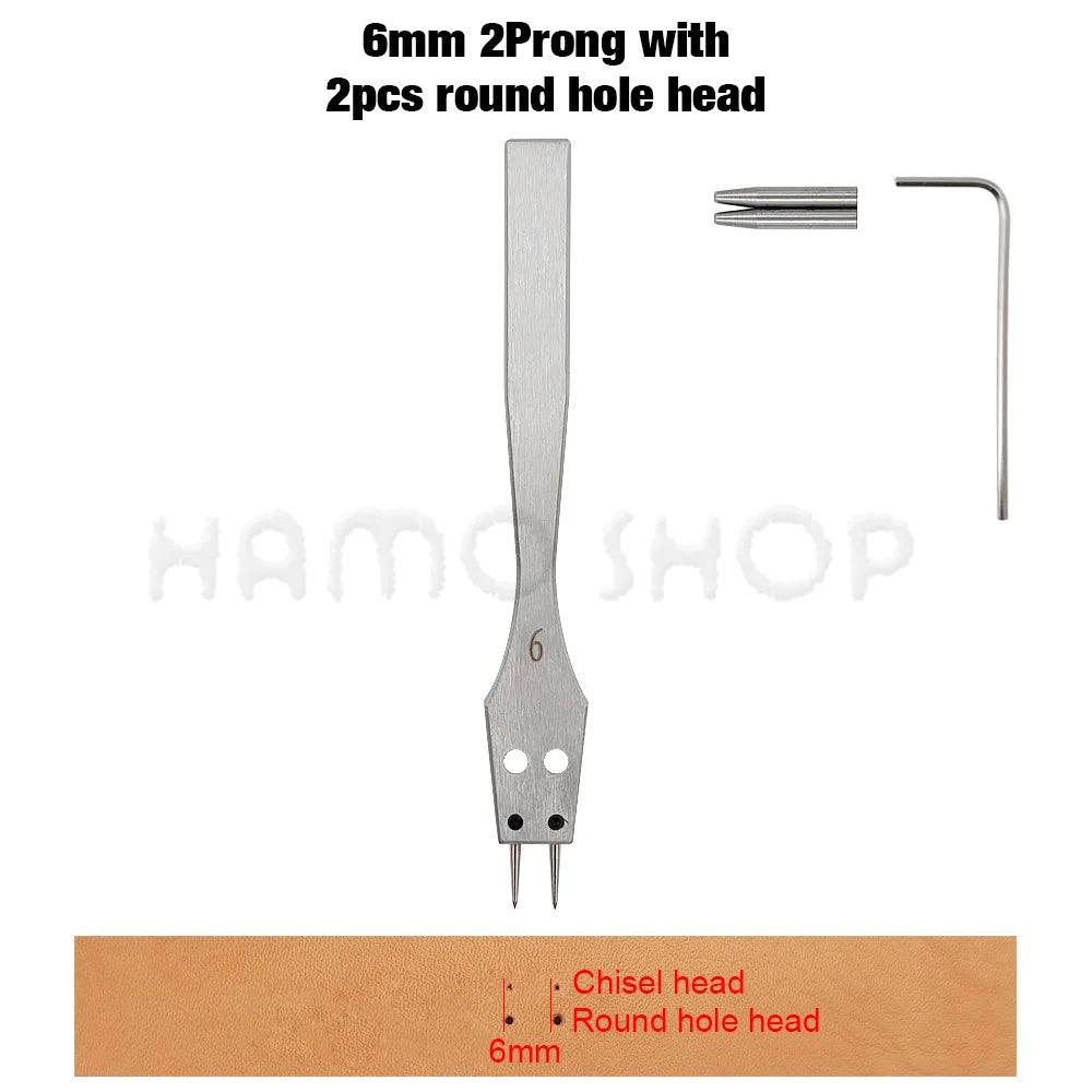 Rynx | Premium Replaceable Round Chisel Tool Set for Leatherworking